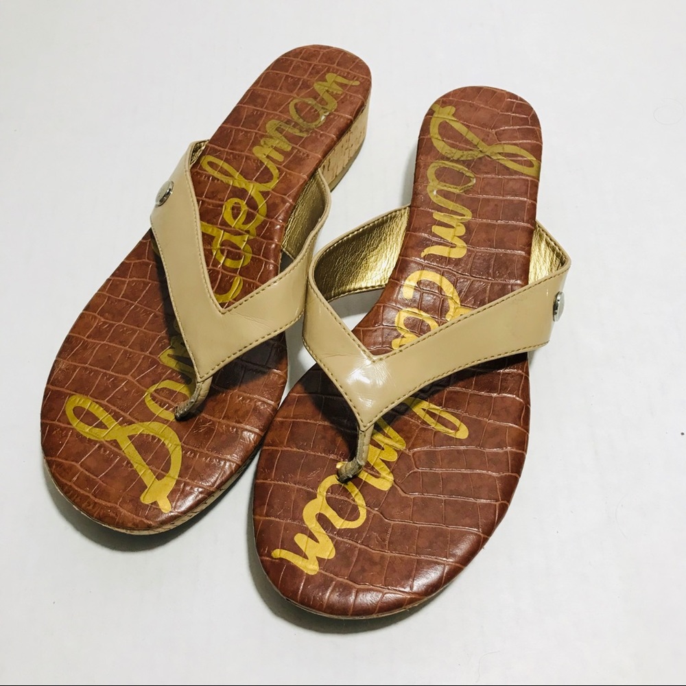 Sam Edelman Womens 7.5 Flats Tanya Patent Leather